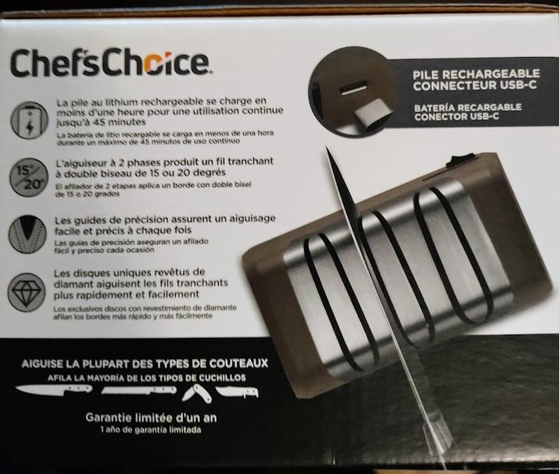 Chefs Choice 1520 PRO Knife Sharpener 2-Stage 15/20 Deg