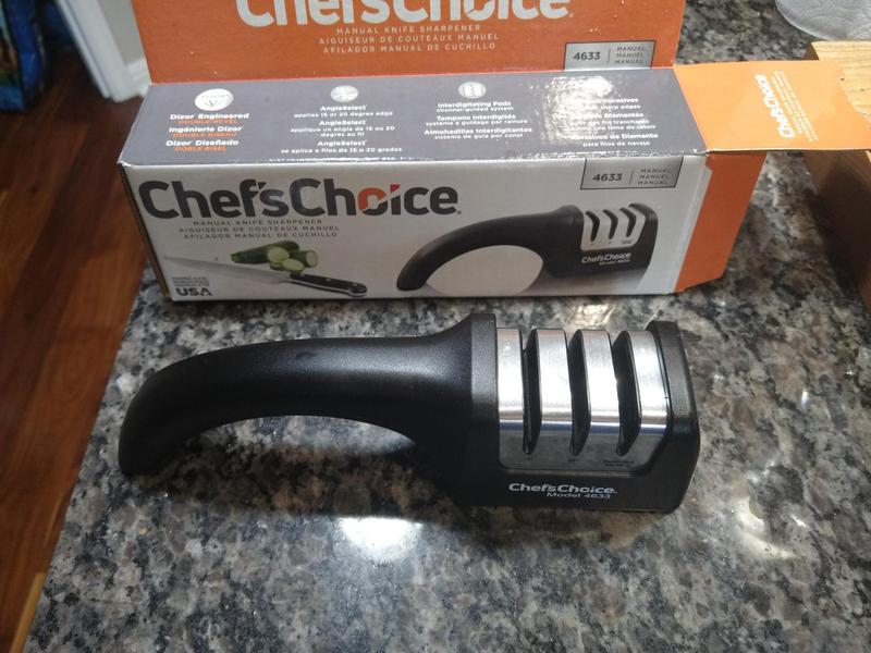 Chef'sChoice AngleSelect Diamond Manual Knife Sharpener 4633900 - The Home  Depot