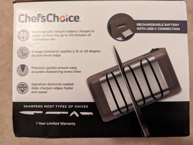 Chef's Choice DCB1520 Rechargeable Sharpener