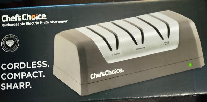 Chef'schoice Model 1520 Angleselect Professional Electric Knife Sharpener  For Straight Edge And Serrated Knives, Black : Target