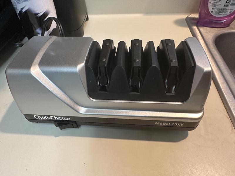 Chef's Choice Model XV 3-Stage Professional Electric Knife Sharpener R -  Chef's Choice by EdgeCraft