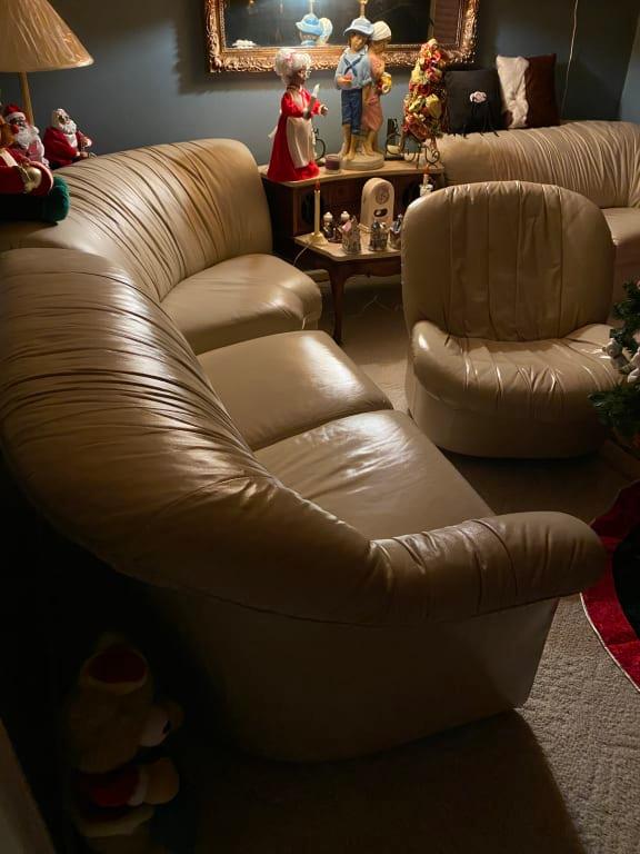 Clean and condition, light colored leather.