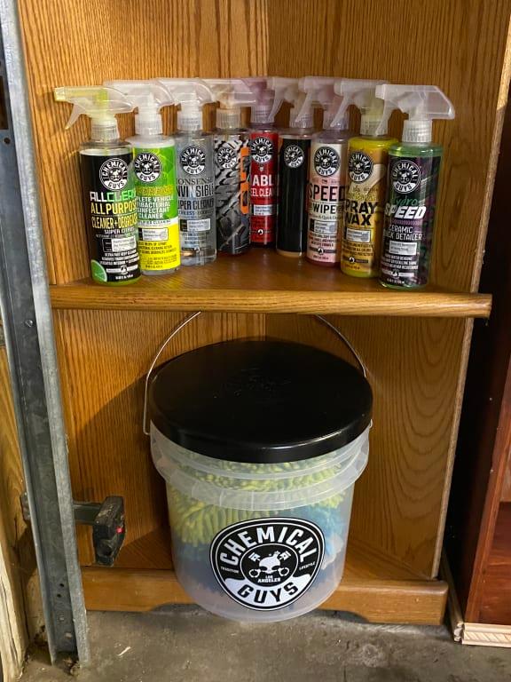 Gotta love the soap bucket