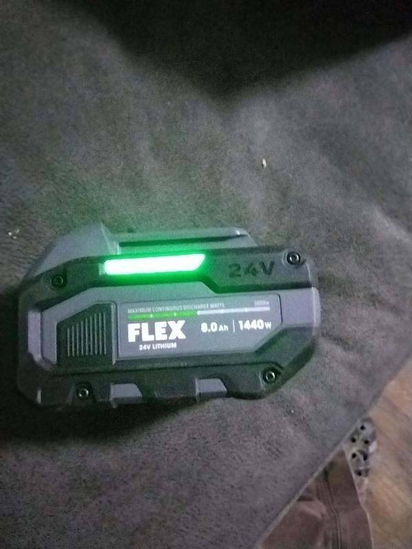 FLEX 24 -Volt 1 -Pack Battery ( 8.0 Ah Lithium-ion ) in the Power Tool ...
