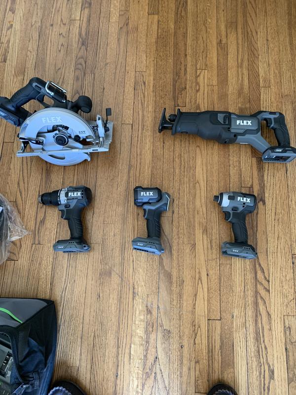 Flex Compact 24 Volt Tool Brushless Power Tool Combo Kit Hilti