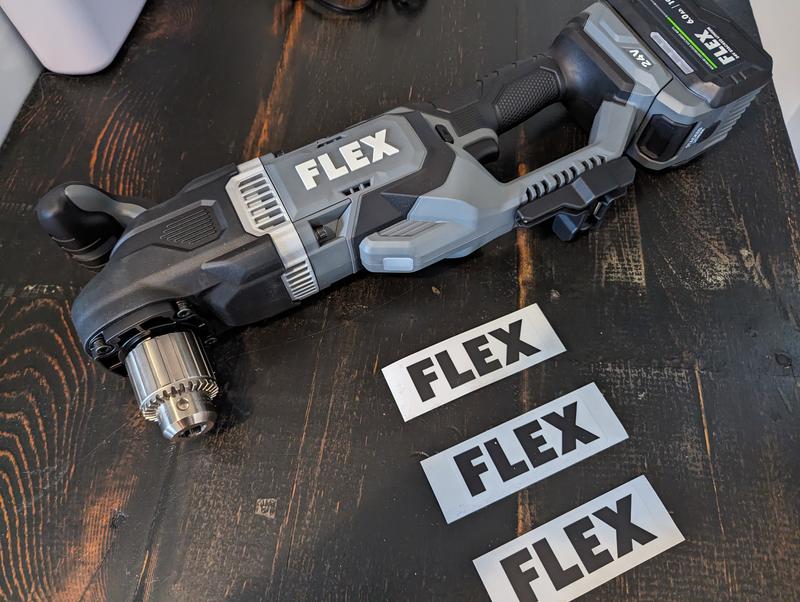 FLEX COMPACT 24-volt 1/2-in Keyed Brushless Right Angle Cordless Drill in  the Drills department at