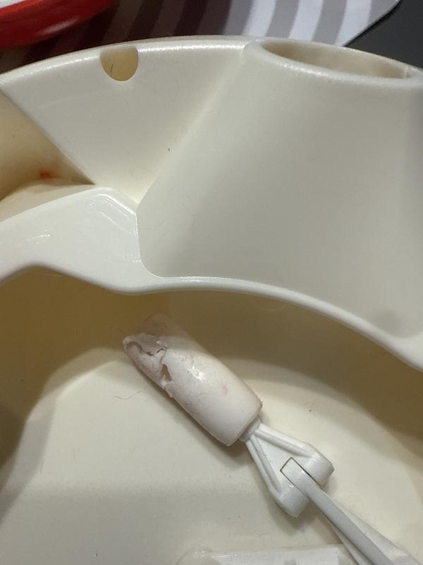 When I went to replace feather