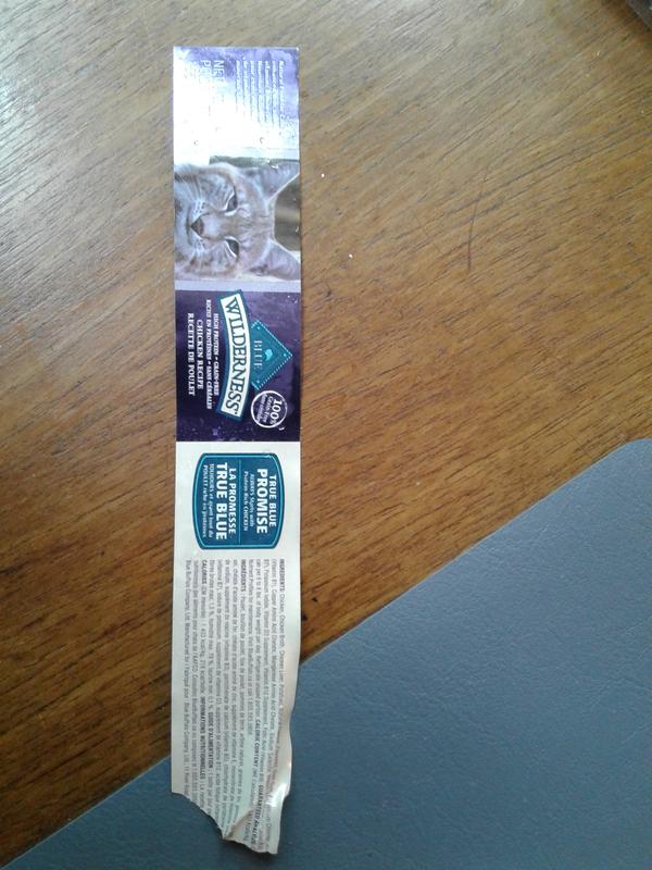 label from can of food