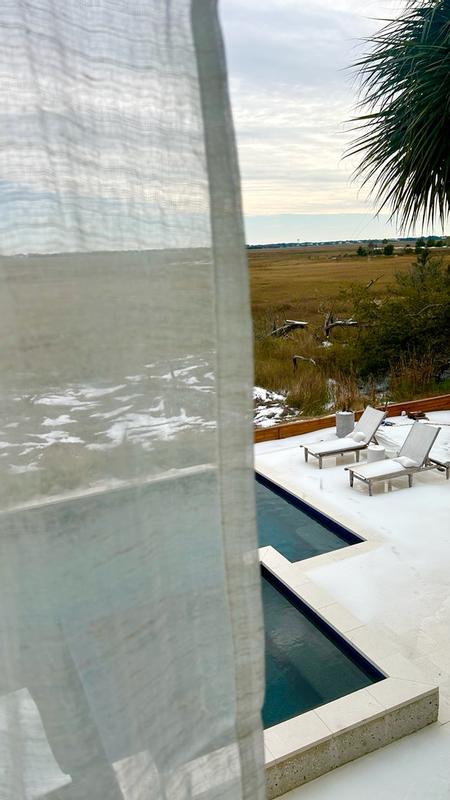 Customer photo for "Beautiful airy linen panels"
