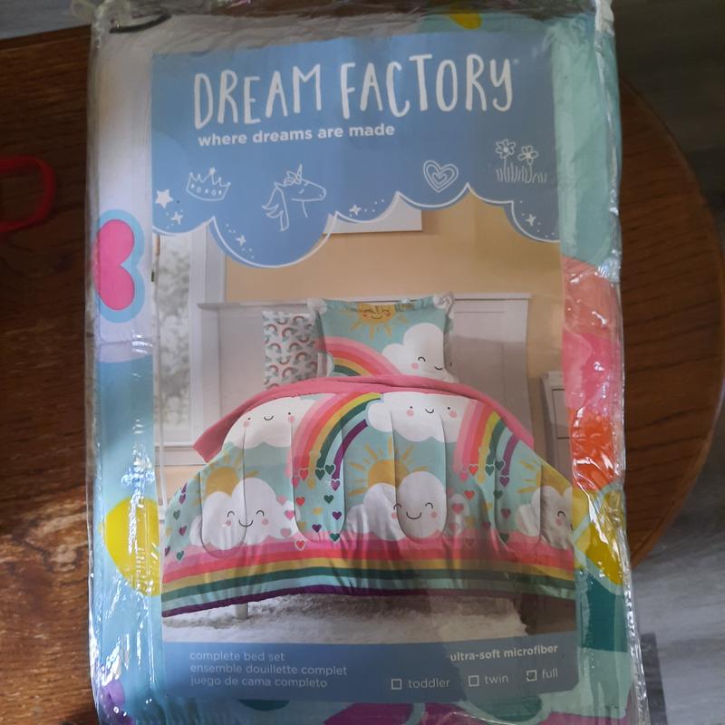 Dream Factory Rainbow Flare 5Piece Reversible Comforter Set buybuy BABY