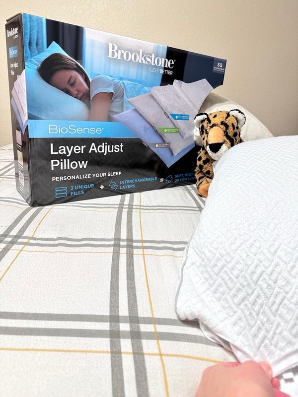 Brookstone layer adjust pillow hotsell