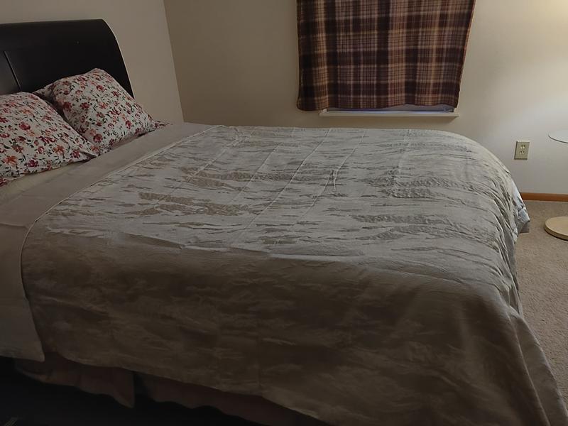 Full size bed, double mattress