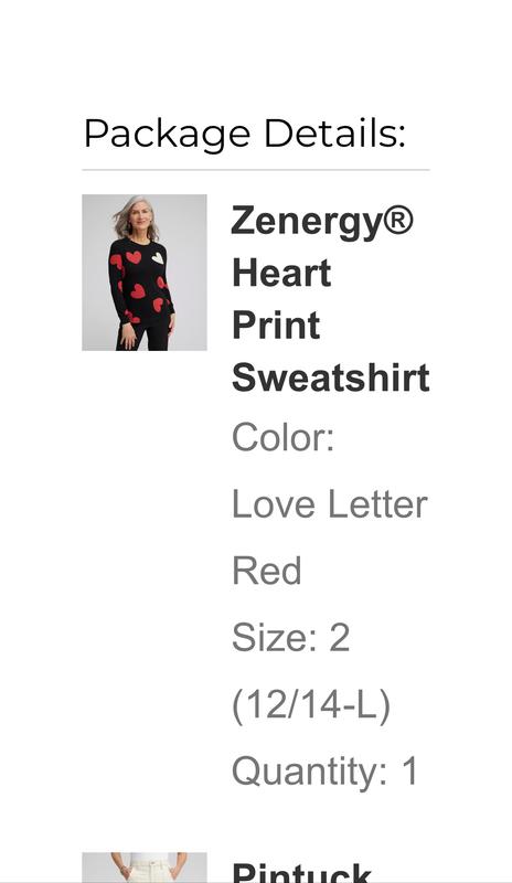 Zenergy® Heart Print Pullover - Chico's