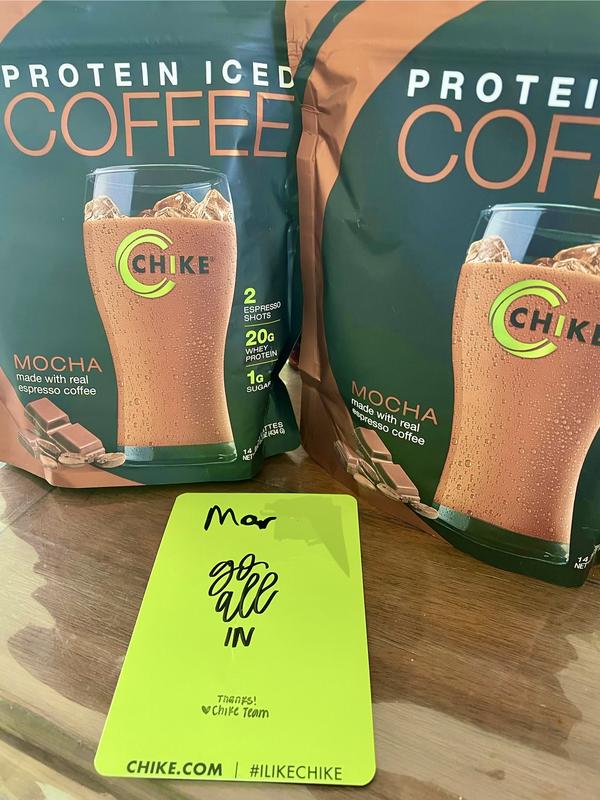 Iced Mocha Protein Coffee | Whey Protein + Mocha Coffee by Chike