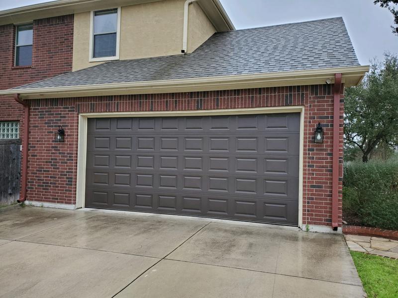 Faux Wood Garage Door With Windows Contemporary Garage Doors Modern Garage Doors Garage Door Design