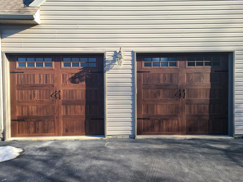 Stamped Carriage House Garage Doors By C H I Overhead Doors