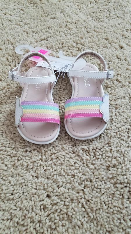 children's place rainbow sandals