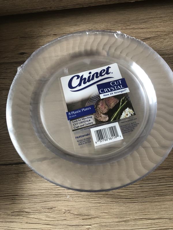 Chinet® Cut Crystal® Plastic Dinner Plates, 16 ct / 10 in - Fry's Food  Stores