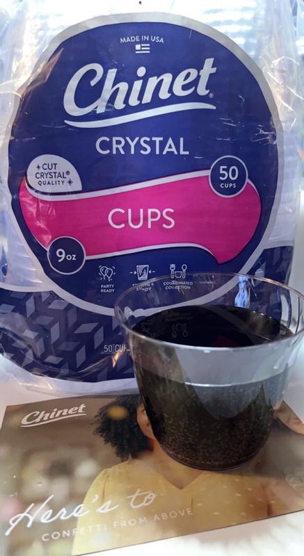 Order Chinet Cut Crystal Plastic Cups, 9oz