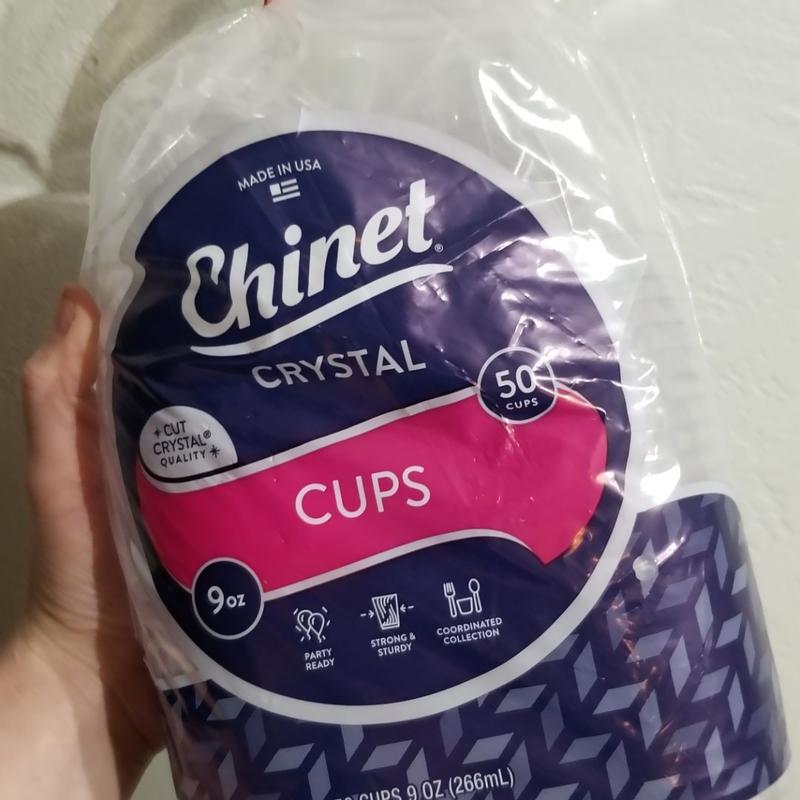 Chinet Cups, Crystal, 9 Ounce - 100 cups