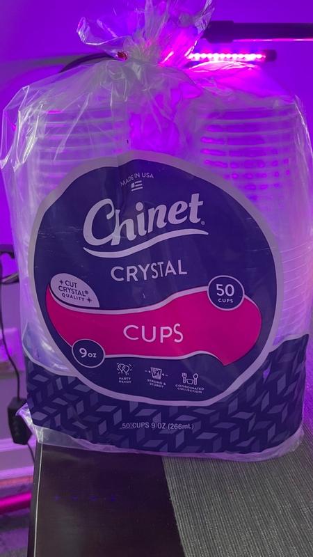 Chinet Cups, Crystal, 14 Ounce - 60 cups