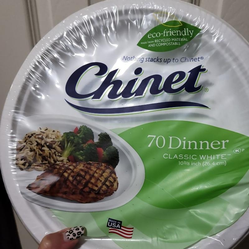  Chinet Paper Lunch Plates, 8 3/4, 225 Count : Health
