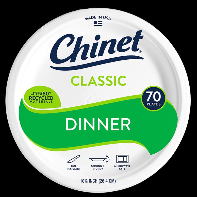 Chinet® Classic Dessert Paper Plates - White, 70 ct / 6.75 in