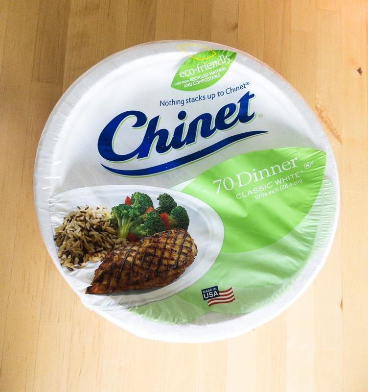 Chinet Paper Lunch Plates, 225 count