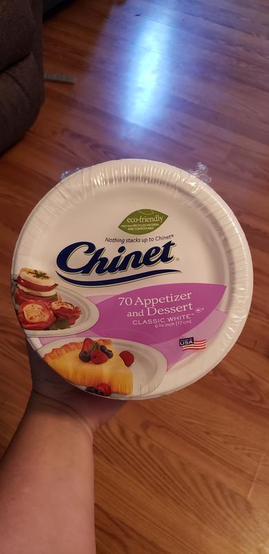 Chinet® Classic Dessert Paper Plates - White, 70 ct / 6.75 in - Pay Less  Super Markets