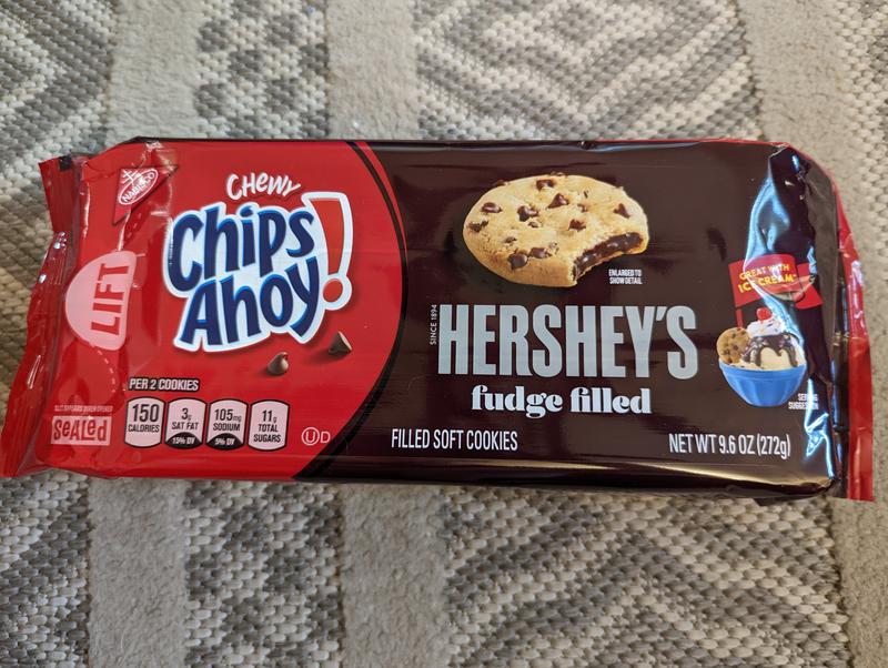 Chips Ahoy! Chewy and Hershey Filled Chocolate Chip Cookies Variety Pack  (28 Ct)