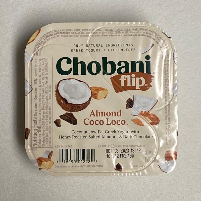 Chobani® Flip® Low-Fat Greek Yogurt Almond Coco Loco Chocolate 4.5