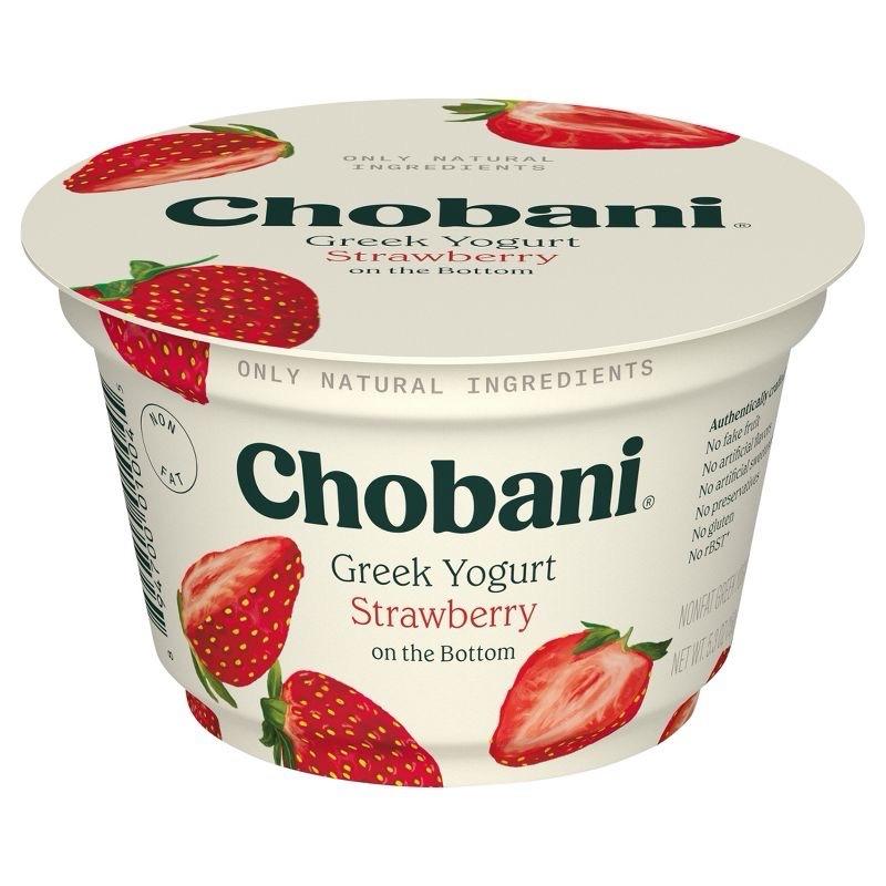 YOGINI FOOD 100 (cocoa、strawberry) Chobani Greek Strawberry on the Bottom Yogurt 5.3 oz | Meijer