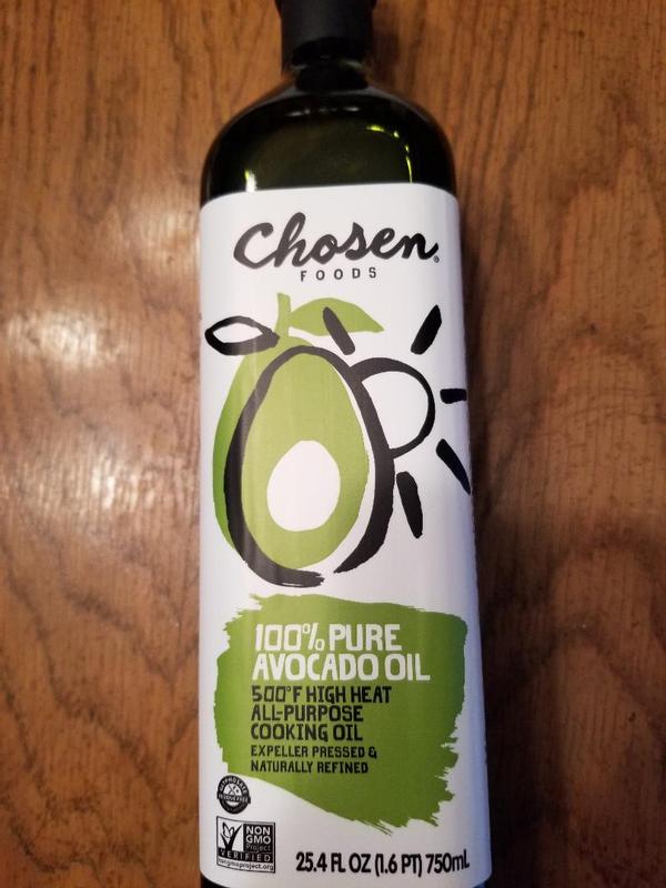 Chosen Foods 100% Pure Avocado Oil 25.4 Oz, Oils & Sprays