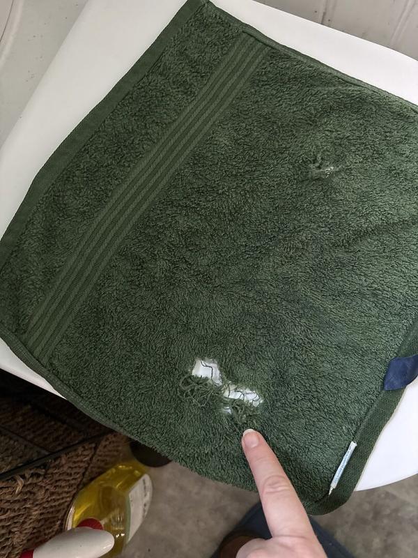 Customer photo for "Not what I’d expect from this company"