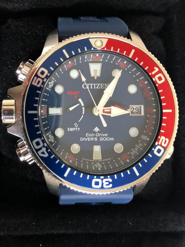 Citizen Promaster Aqualand Eco-Drive Blue Dial Watch | CITIZEN