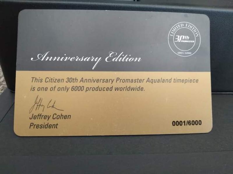 Citizen promaster 30th discount anniversary limited edition