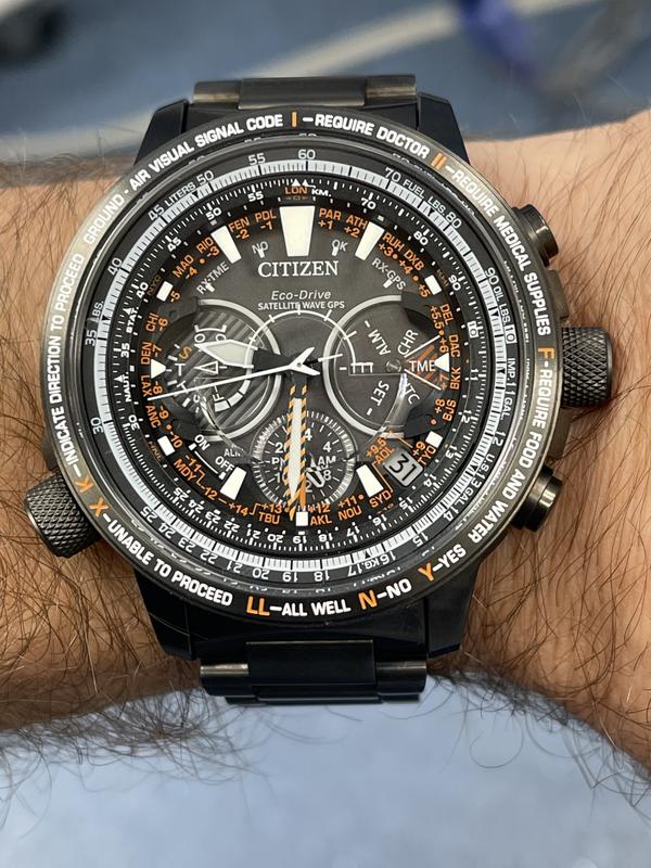 Citizen Satellite Wave GPS Eco Drive Limited Edition Black Watch