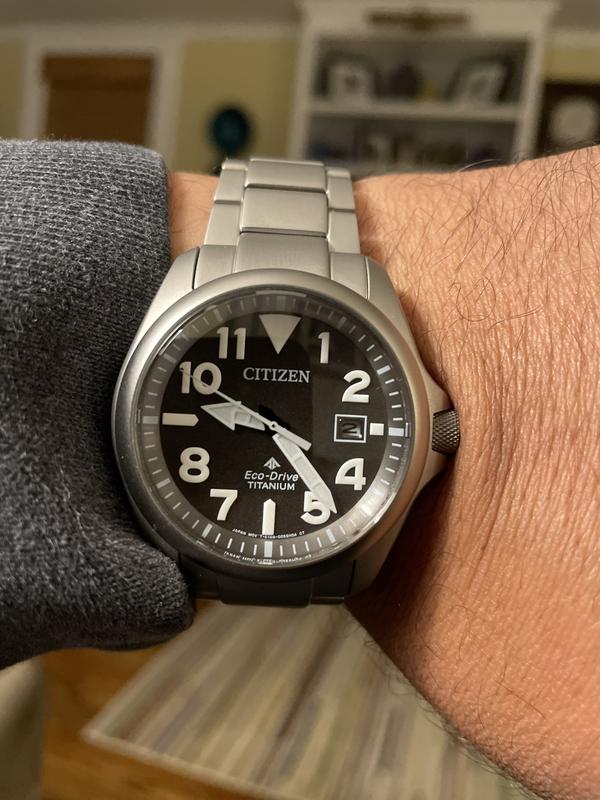 Citizen super tough titanium men's clearance watch