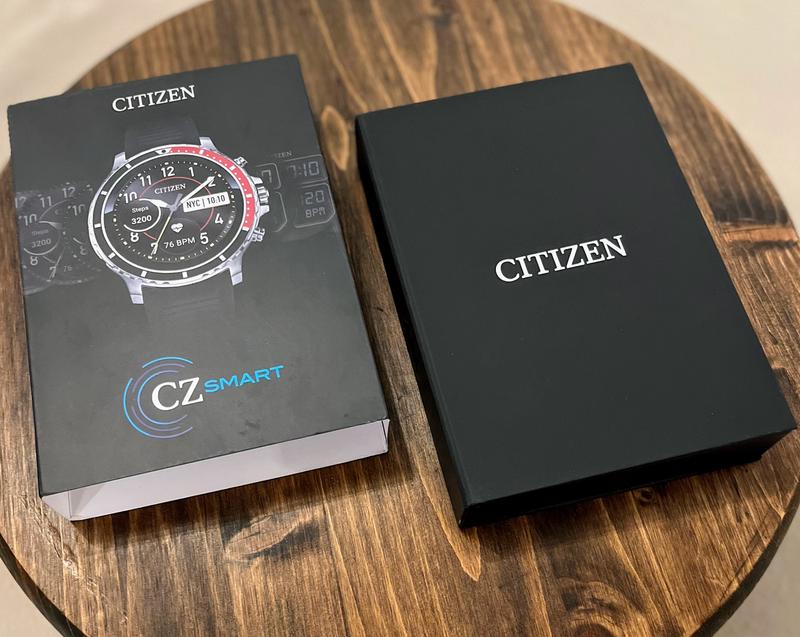 CZ Smart Black Dial Stainless Steel Bracelet MX0007-59X | CITIZEN