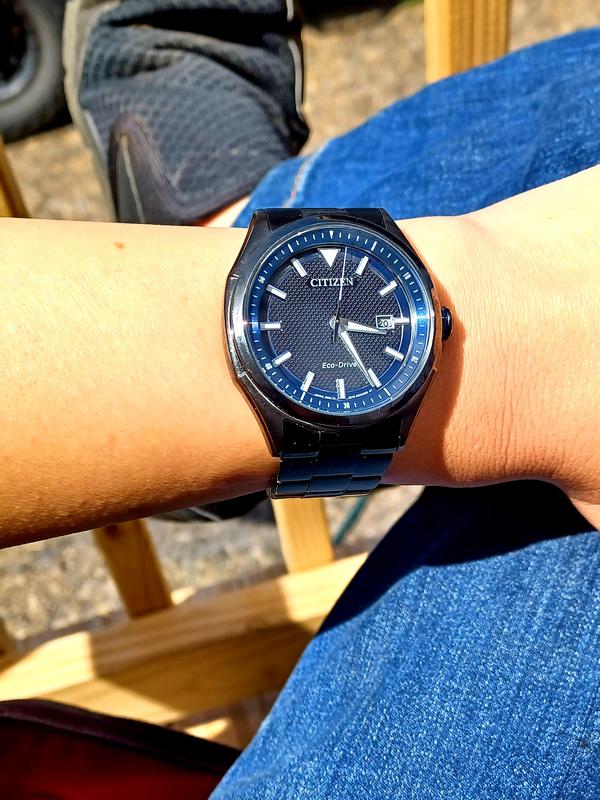 Blue citizen best sale eco drive watch