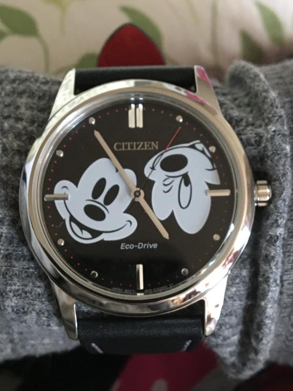 Citizen Mickey Mouse Eco-Drive Black Dial Watch | CITIZEN