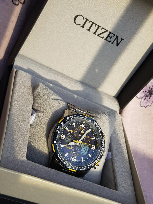 Citizen blue angels online titanium