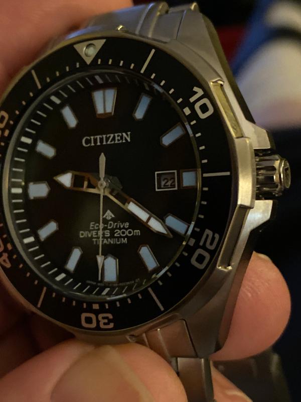 Citizen titanium eco drive dive 2024 watch