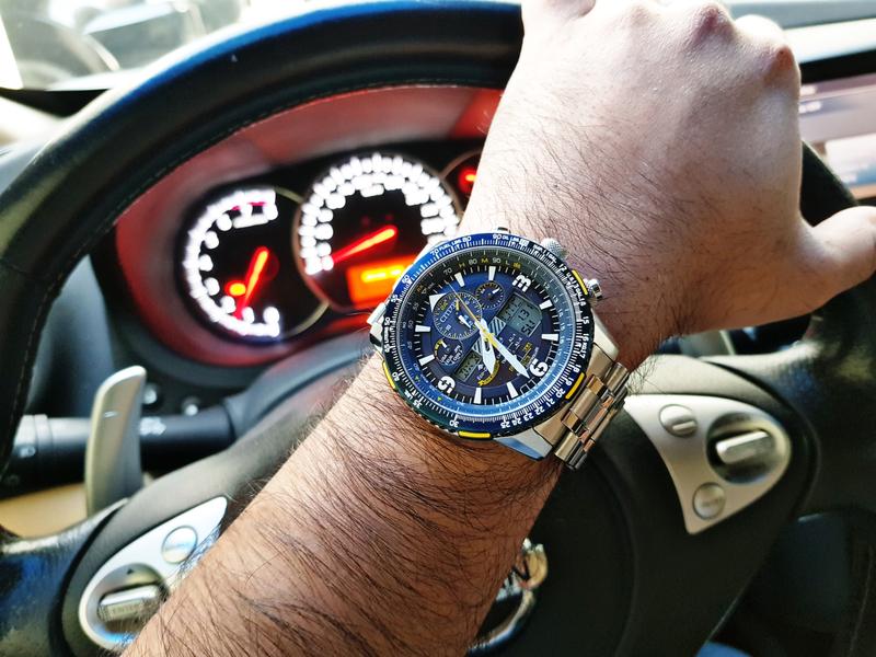 CITIZEN ECO-DRIVE SKYHAWK BLUE ANGELS Men's Chronograph Watch