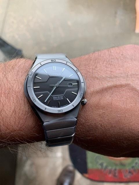 Citizen watch titanium band sale