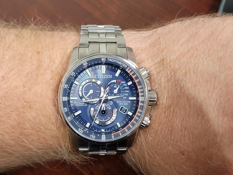 CITIZEN CB5880-54L | Stainless Blue Steel Bracelet PCAT Dial