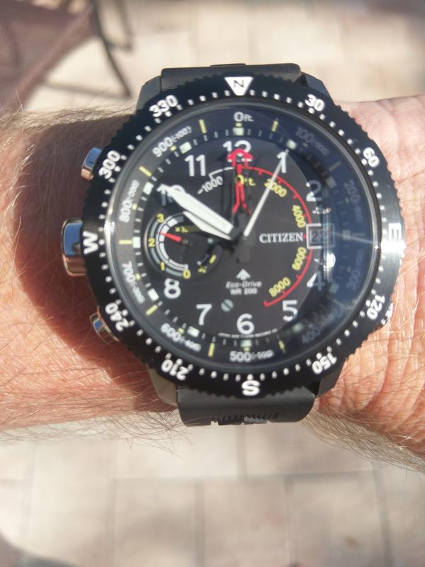 Citizen watch outlet with compass