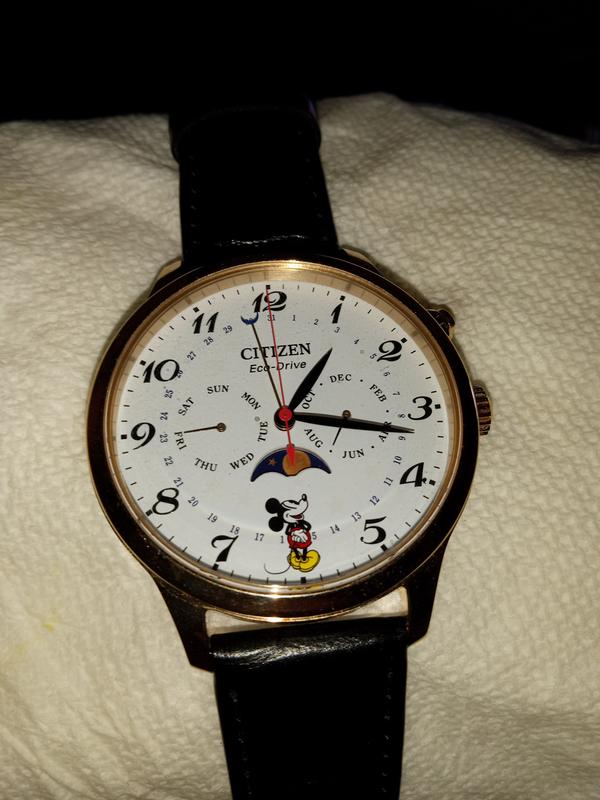 Citizen watch mickey discount mouse