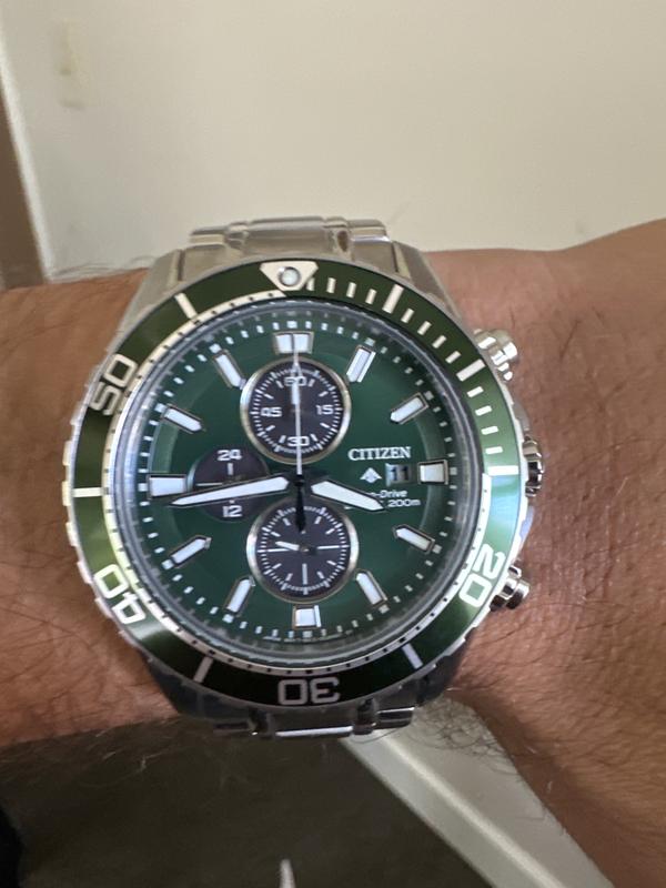 Promaster Dive Green Dial Stainless Steel | CITIZEN CA0820-50X Bracelet