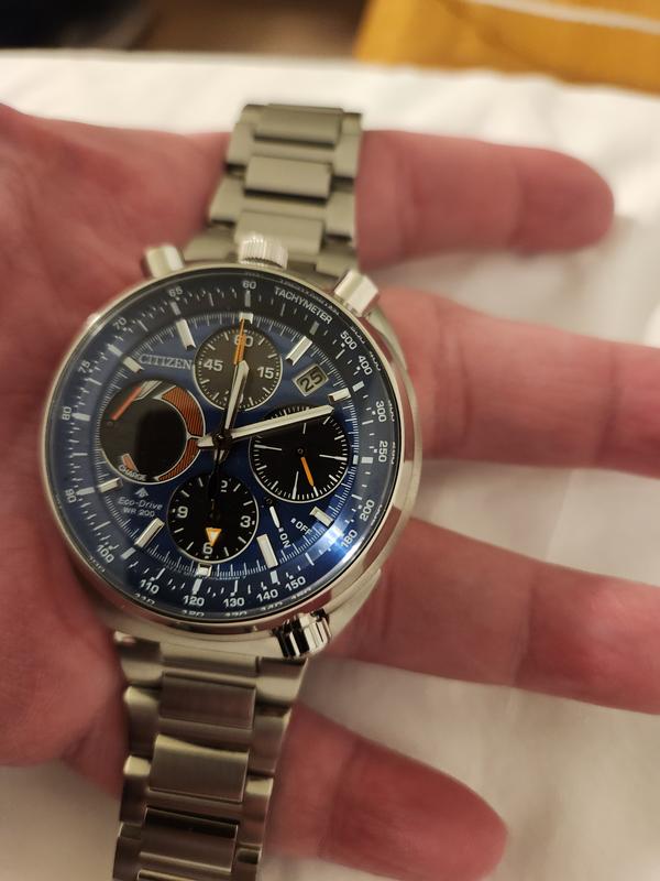 Promaster Tsuno Chronograph Racer Men s AV0070 57L Blue Watch